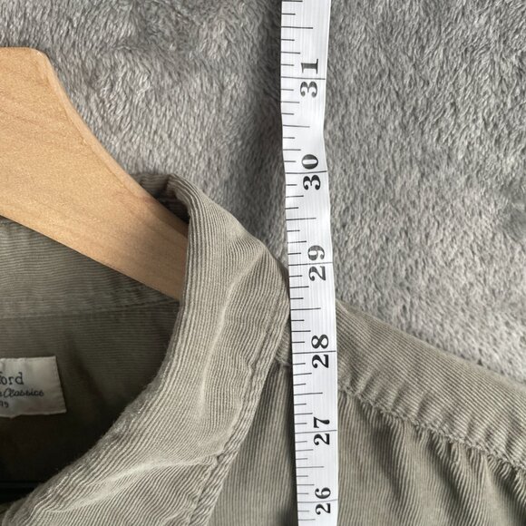 Hartford Alternative Classics 1979 Corduroy Mens L Green Long Sleeve Button Up - Picture 5 of 8